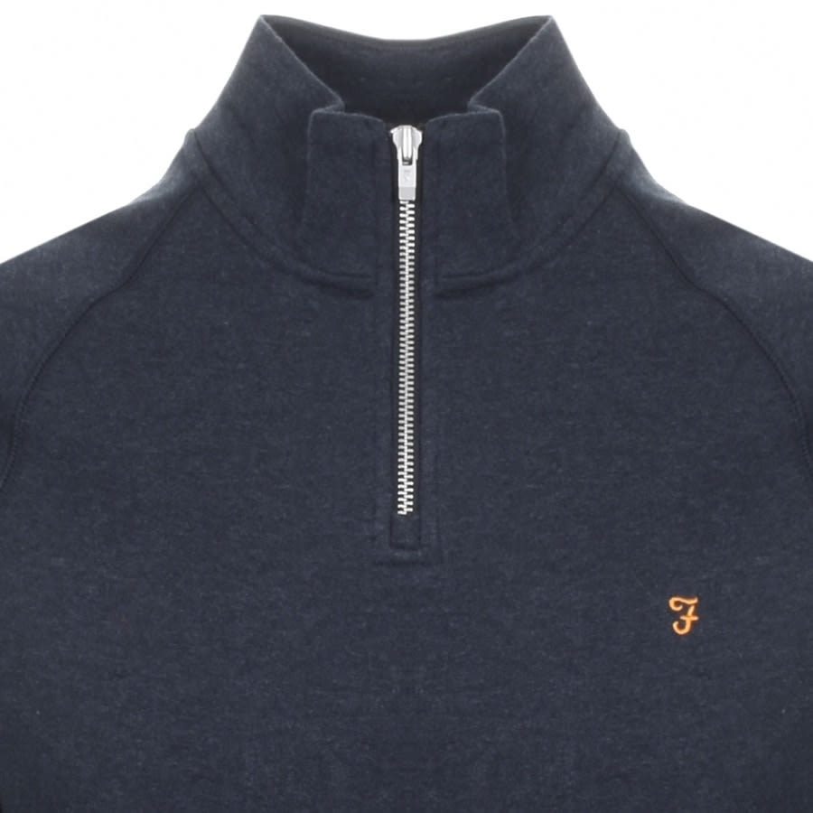 Alternative Image for ProductFarah Vintage Jim Half Zip Sweatshirt Navy2